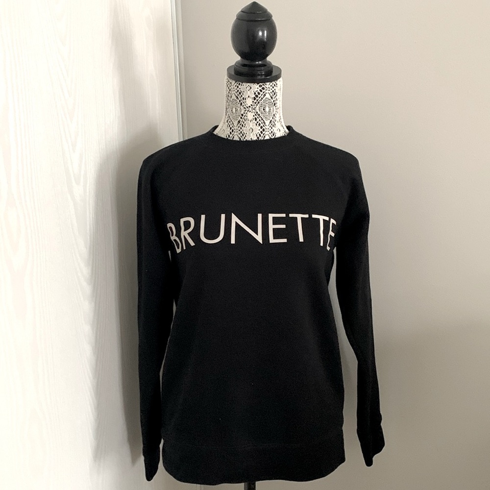 BRUNETTE THE LABEL crewneck sweatshirt.